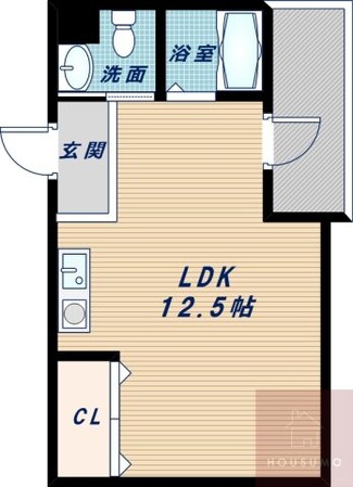 Logis江坂の物件間取画像